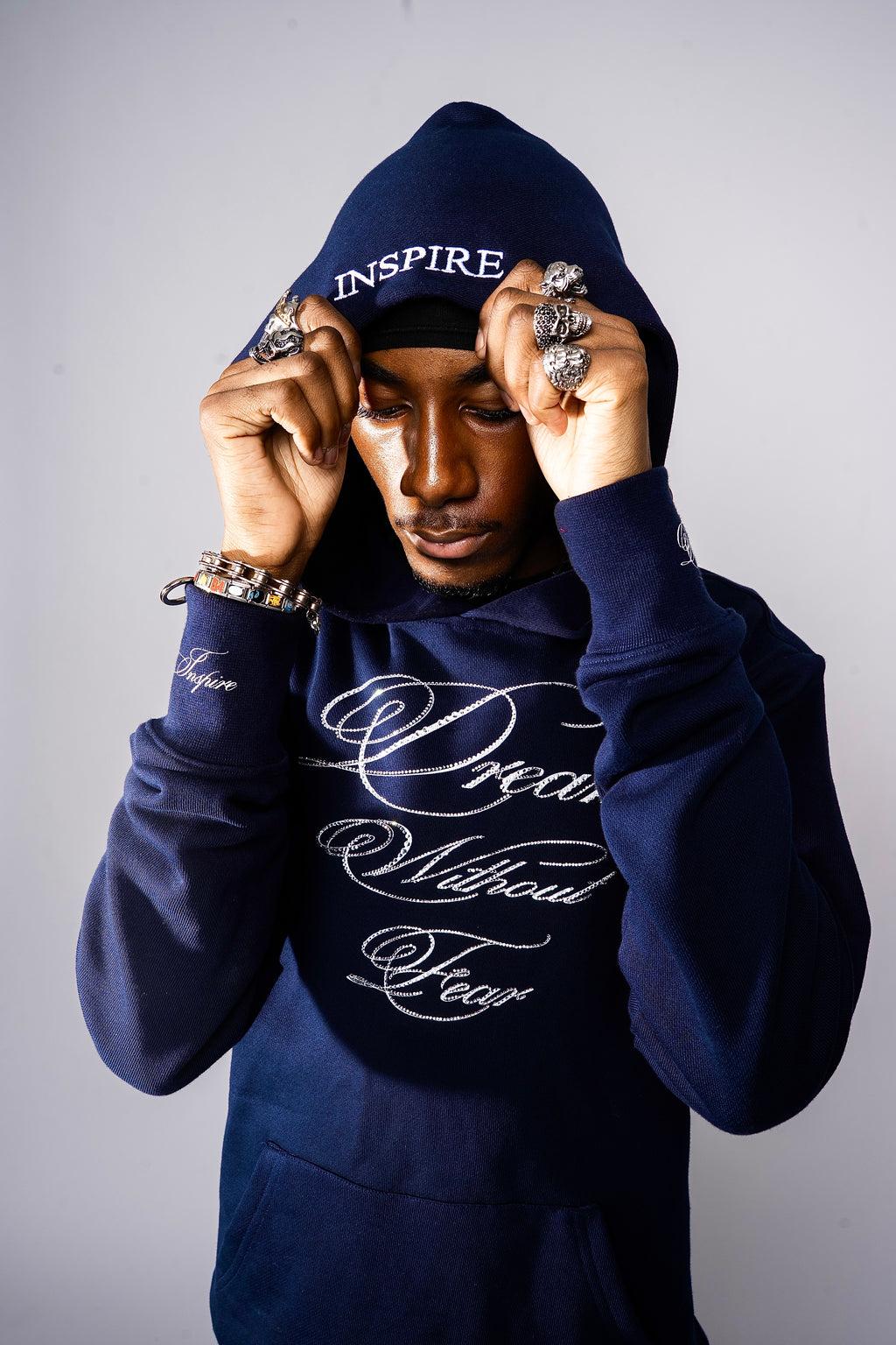 Inspire - Dream Without Fear Hoodie (Navy) Pre order