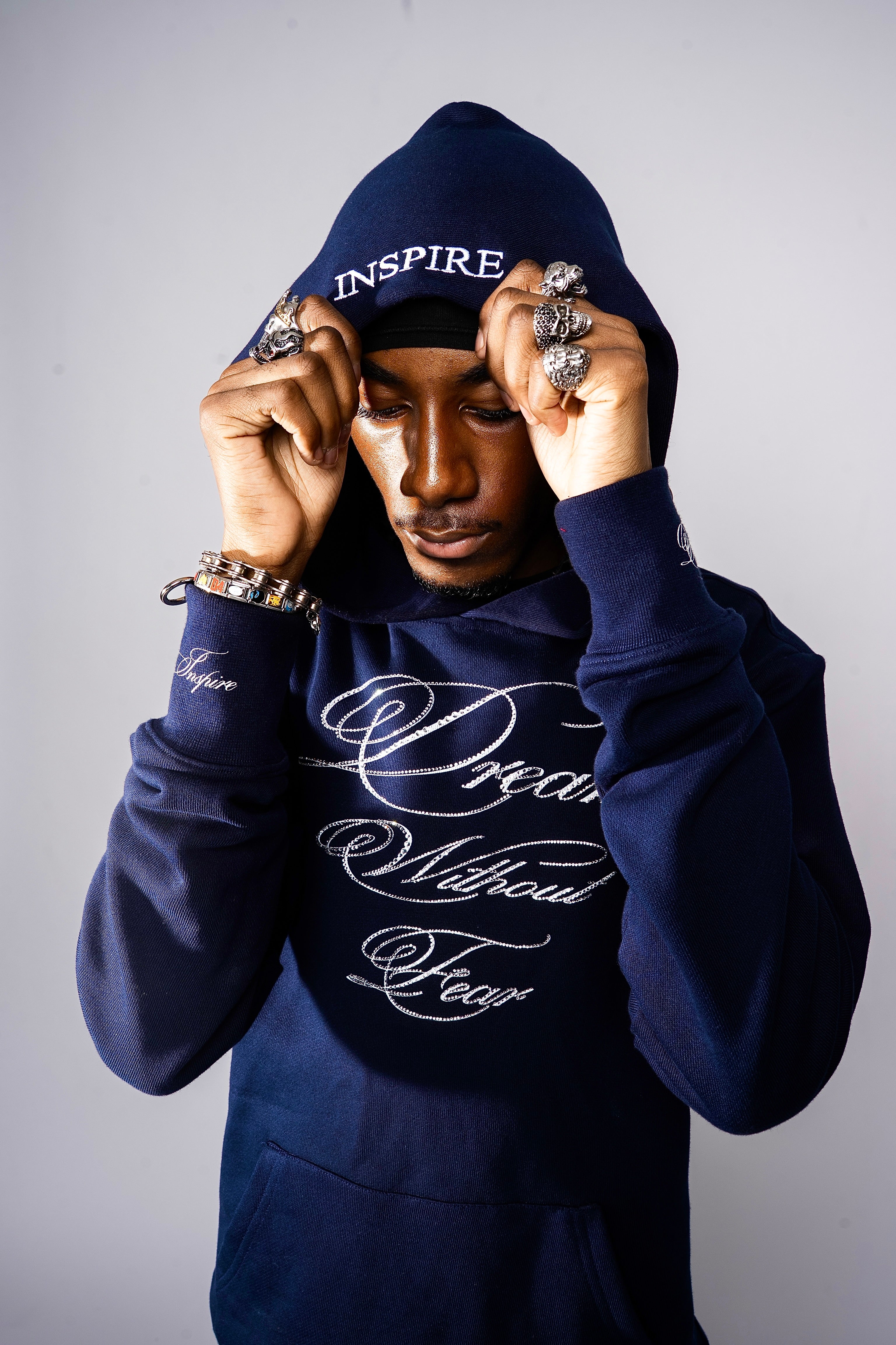 Inspire - Dream Without Fear Hoodie (Navy) Pre order