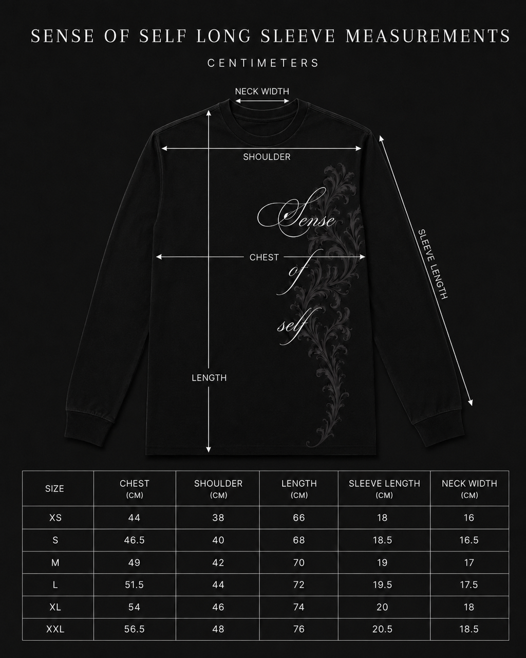 Sense Of Self Long Sleeve (Silver) Ready to ship