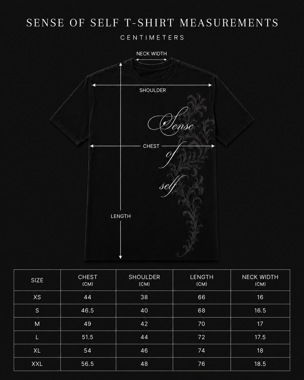 Sense Of Self T-shirt (Silver) Ready to ship
