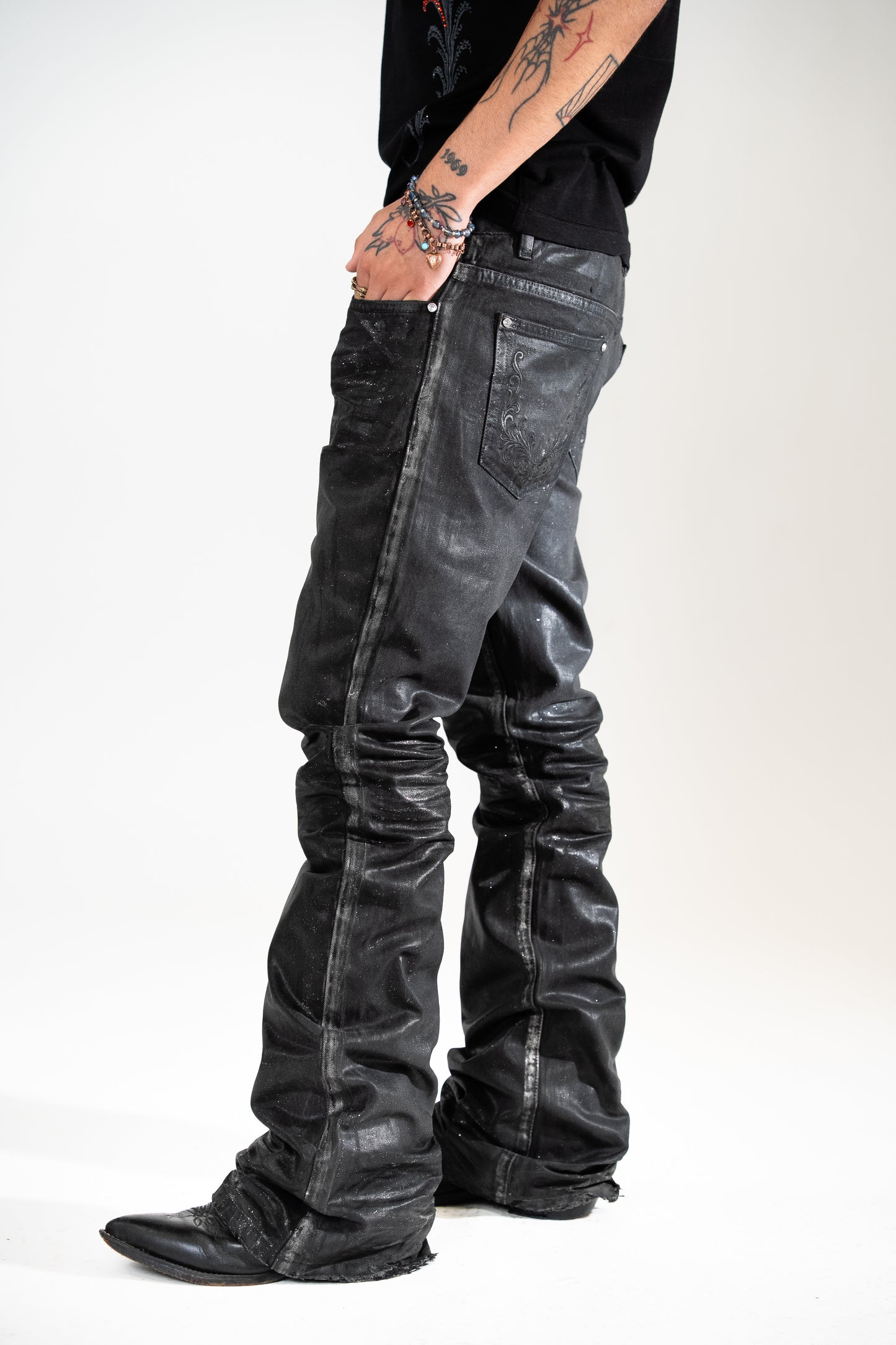 Void Waxed Denim (Black)