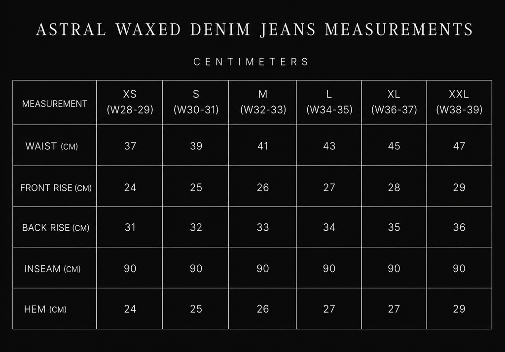 Astral Waxed Denim