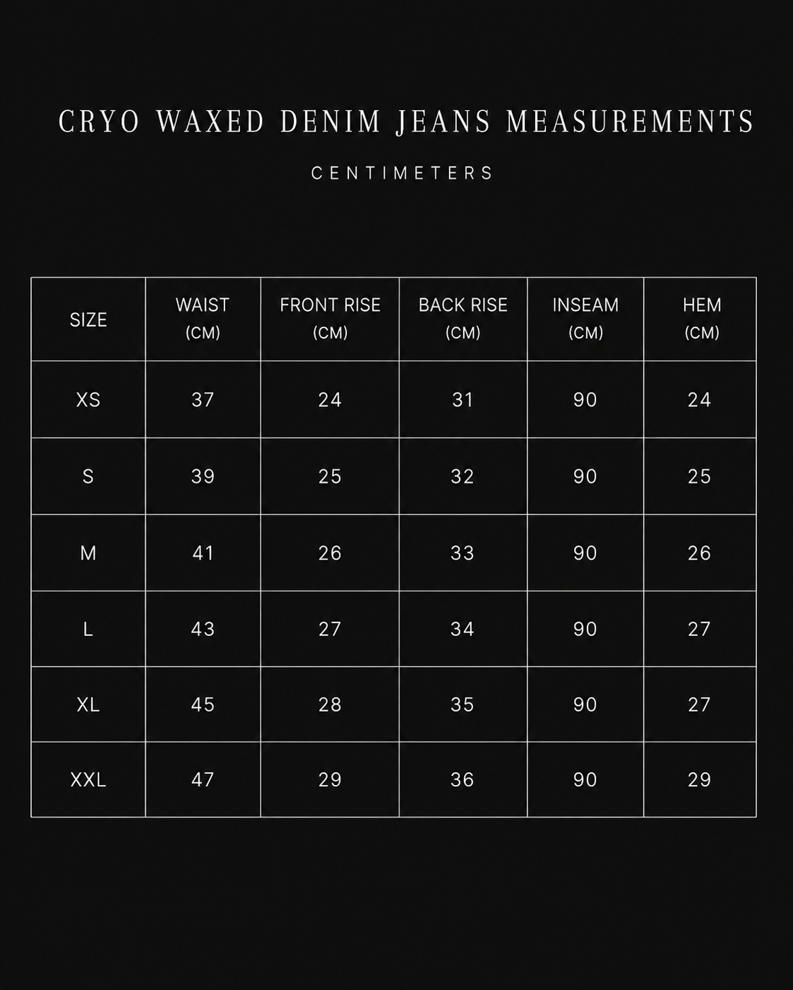 Cryo Waxed Denim (Blue)